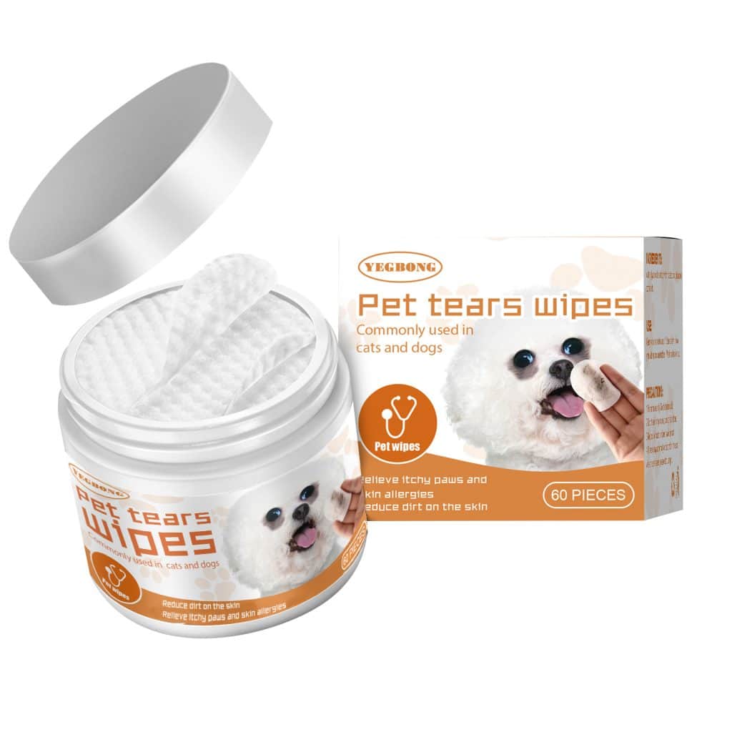Tear Stain Wipes with Aloe & Chamomile