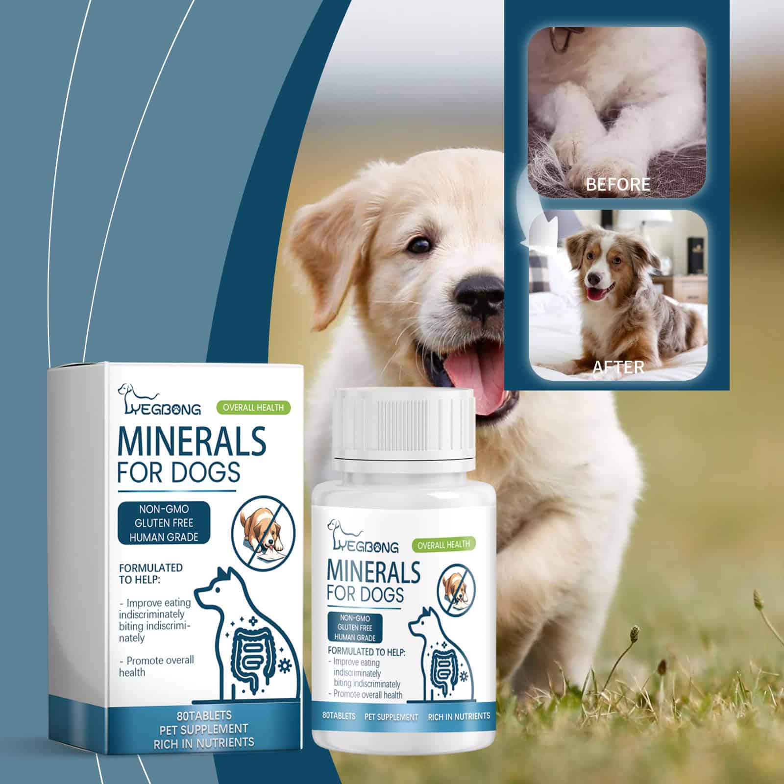 Mineral Supplement Chews for Dogs, 80 Count - Image 4