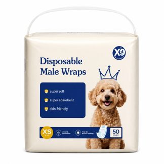 Calm Care™ Disposable Male Dog Wraps