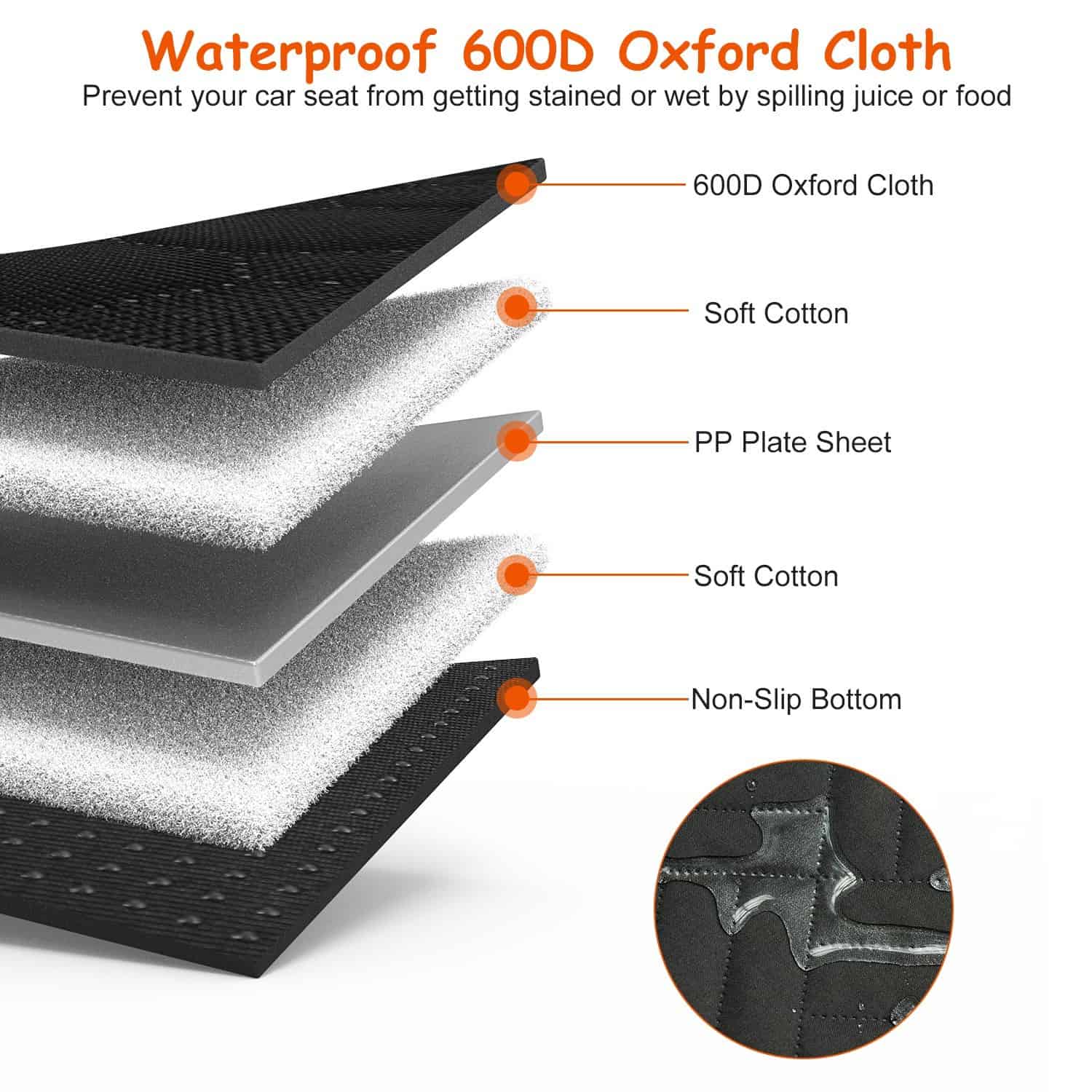 Heavy-Duty Dog Back Seat Cover with Mesh Window - Image 4