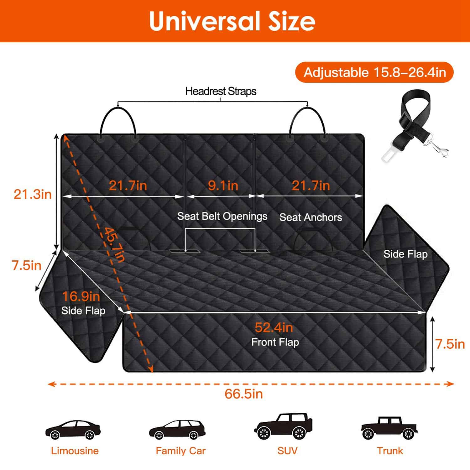 Calm Ride™ Waterproof Car Seat Cover - Image 2