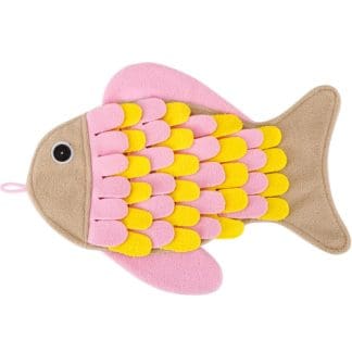 Injoya fish snuffle mat for cats and small dogs – image 1