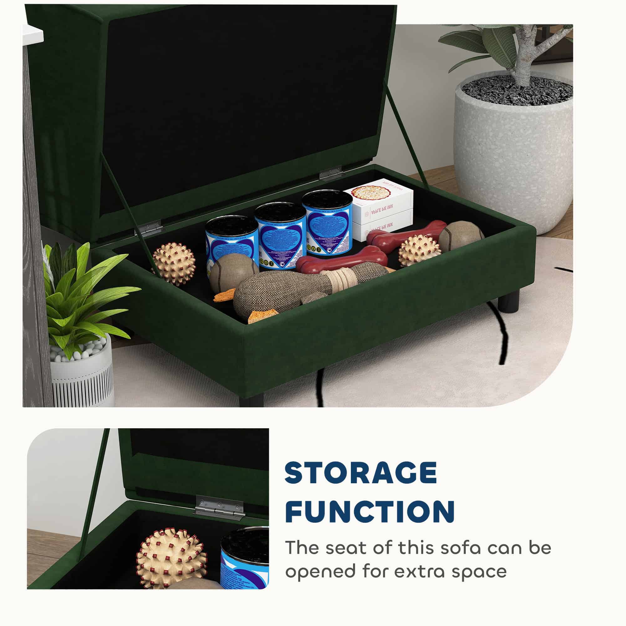 Calm Lounge™ Storage Sofa Bed - Image 5