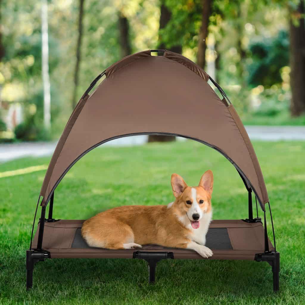 Calm Shade™ Large Elevated Cot with Canopy