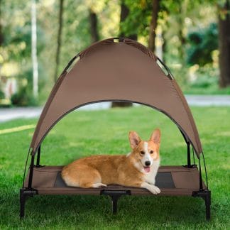 Calm Shade™ Large Elevated Cot with Canopy