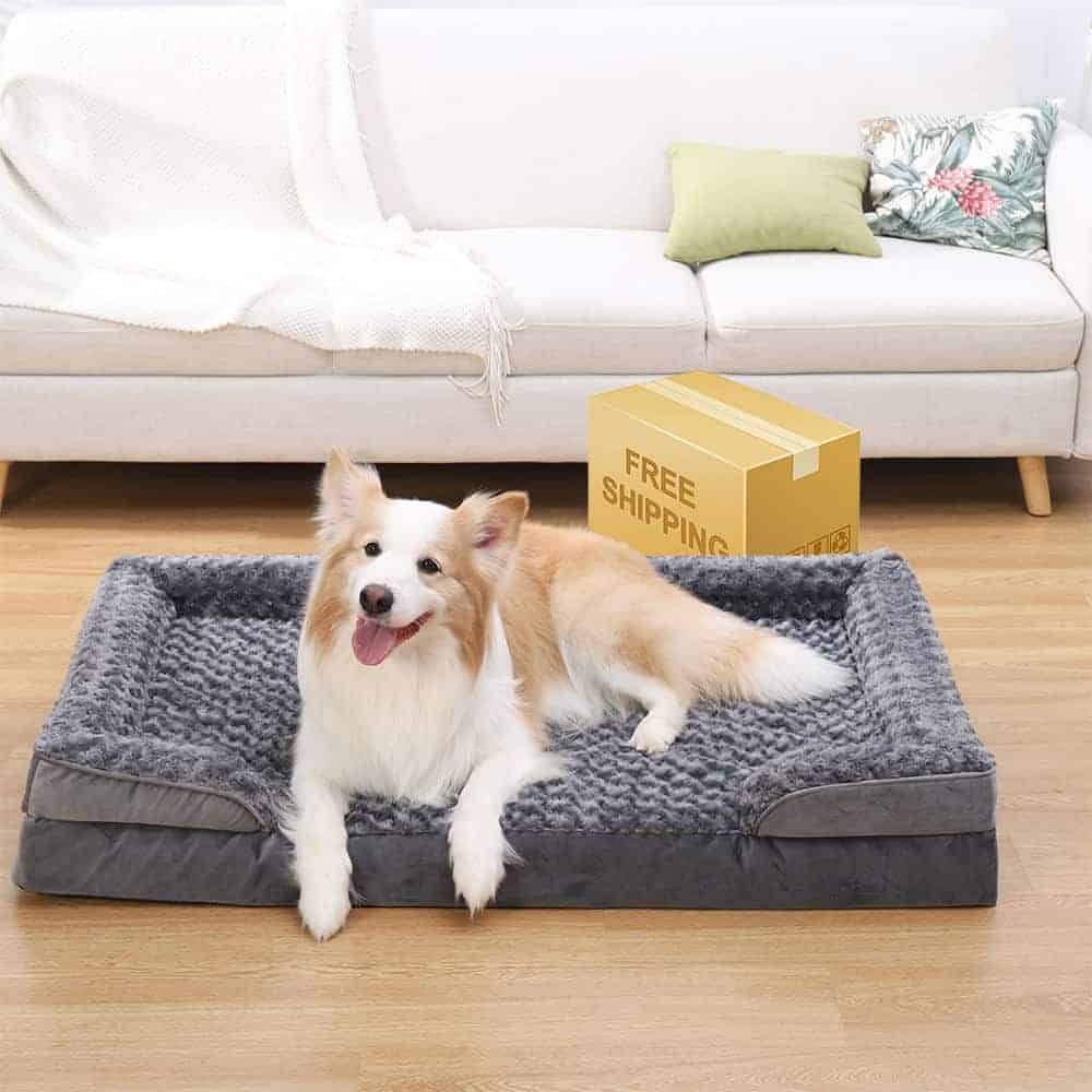 Calm Support dog bed size chart