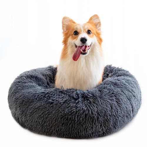 Calm Nest fluffy donut calming bed – image 1