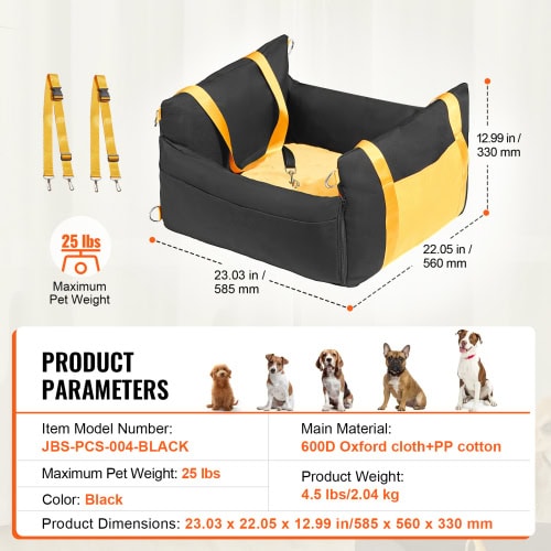 Calm Ride dog booster car seat – image 5