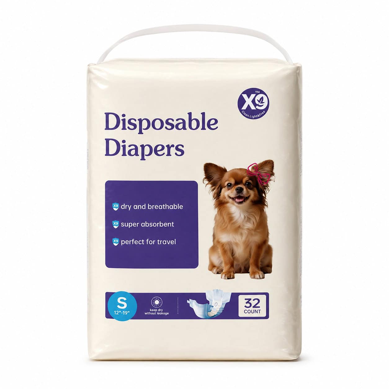 Calm Care™ Disposable Female Dog Diapers - Image 2