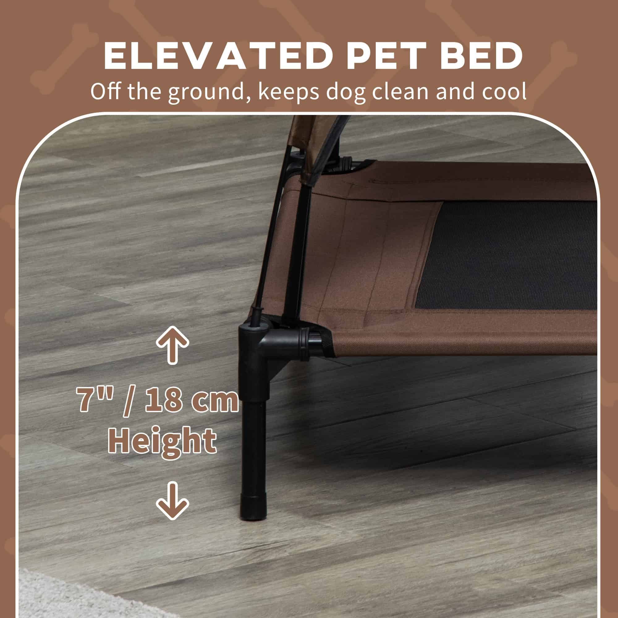 Calm Shade™ Large Elevated Cot with Canopy - Image 8