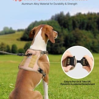 Calm Walk™ Tactical No-Pull Harness for Large Dogs – Padded Adjustable Vest with Handle