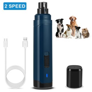 Calm Trim™ Quiet Dog Nail Grinder – 2-Speed Rechargeable Low-Noise Paw Trimmer