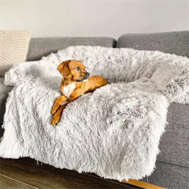 Calm Cloud fluffy calming dog bed and sofa cover – image 5
