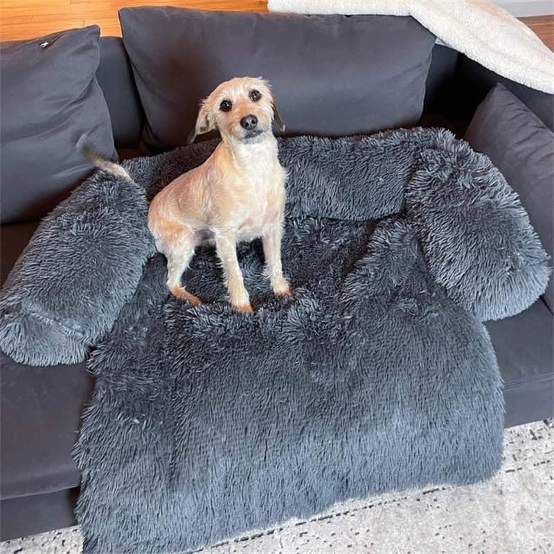 Calm Cloud fluffy calming dog bed and sofa cover – image 7