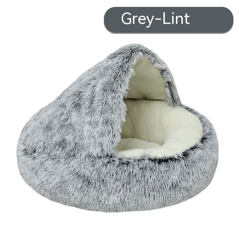 Calm Hideaway Hooded Cave Dog Bed
