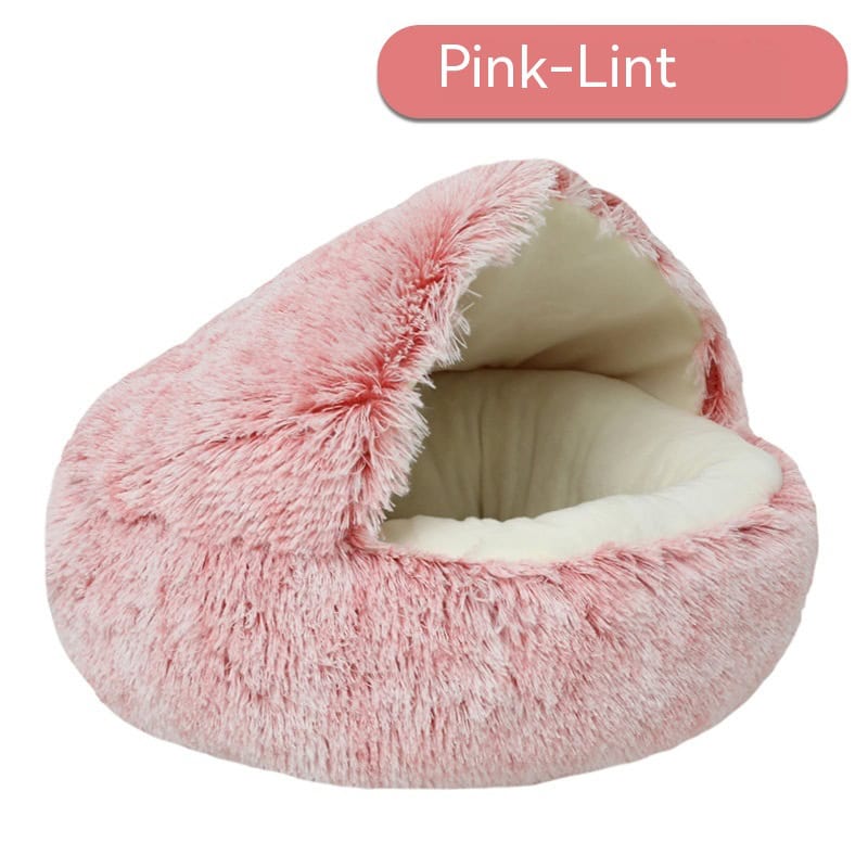 Calm Hideaway Hooded Cave Dog Bed