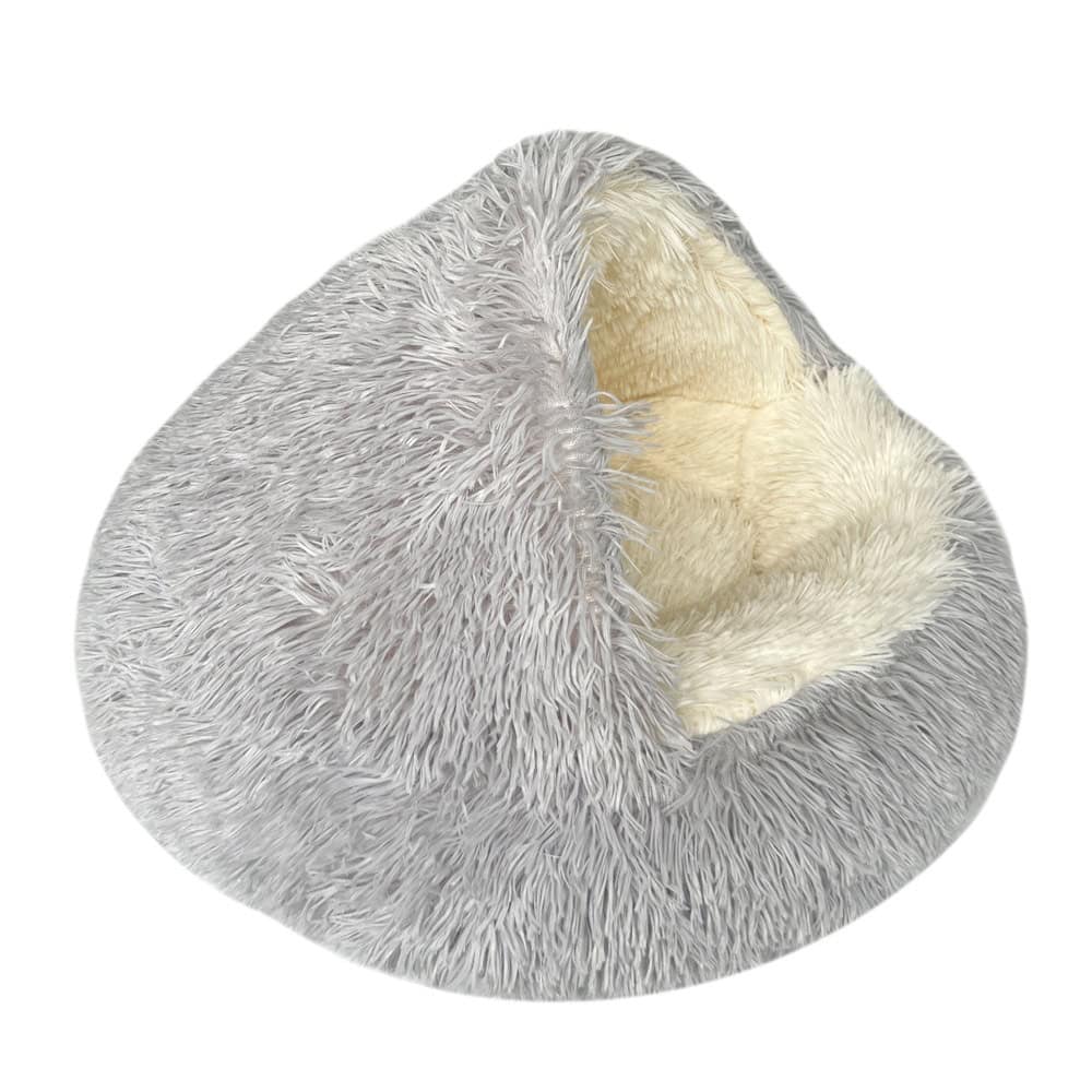 Calm Hideaway Hooded Cave Dog Bed