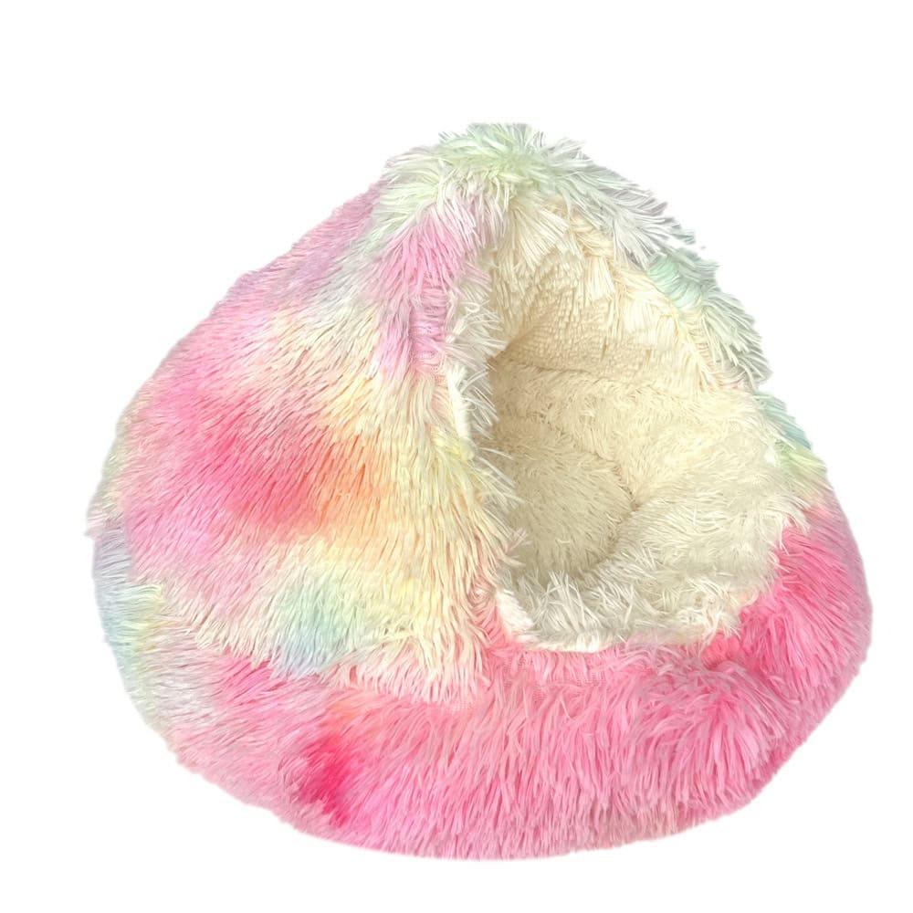 Calm Hideaway Hooded Cave Dog Bed