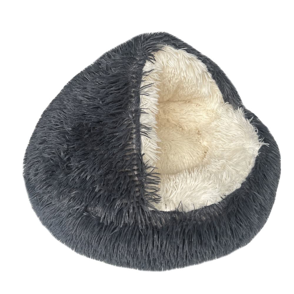 Calm Hideaway Hooded Cave Dog Bed