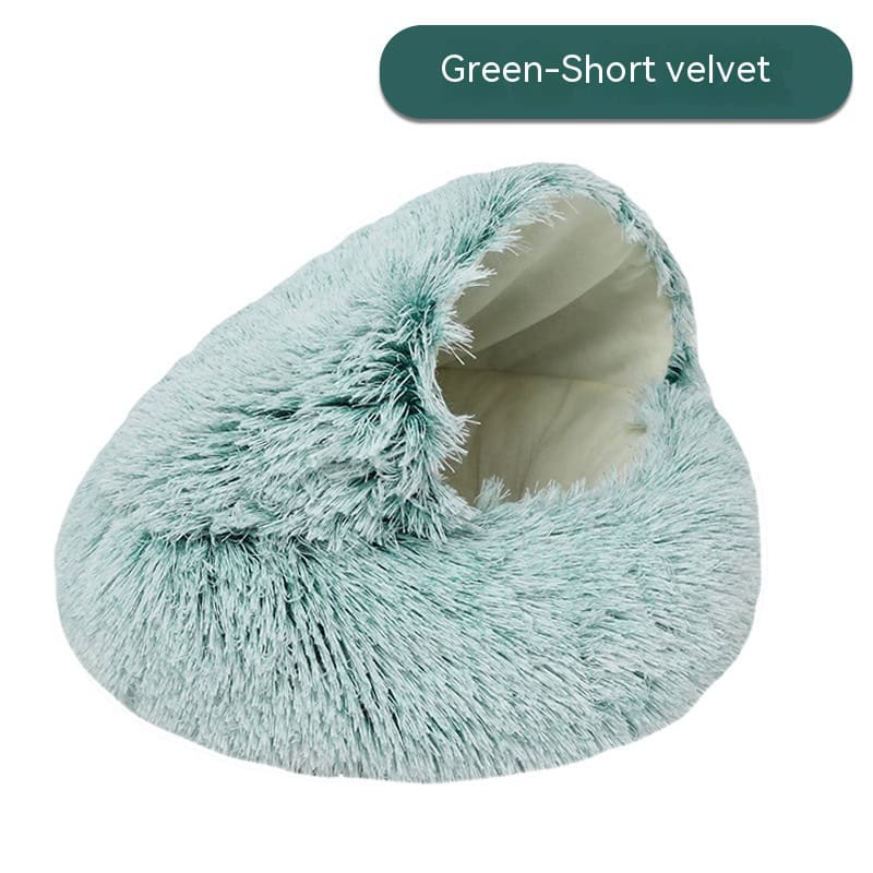 Calm Hideaway Hooded Cave Dog Bed