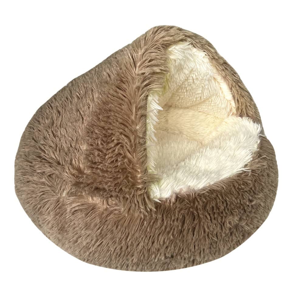 Calm Hideaway Hooded Cave Dog Bed