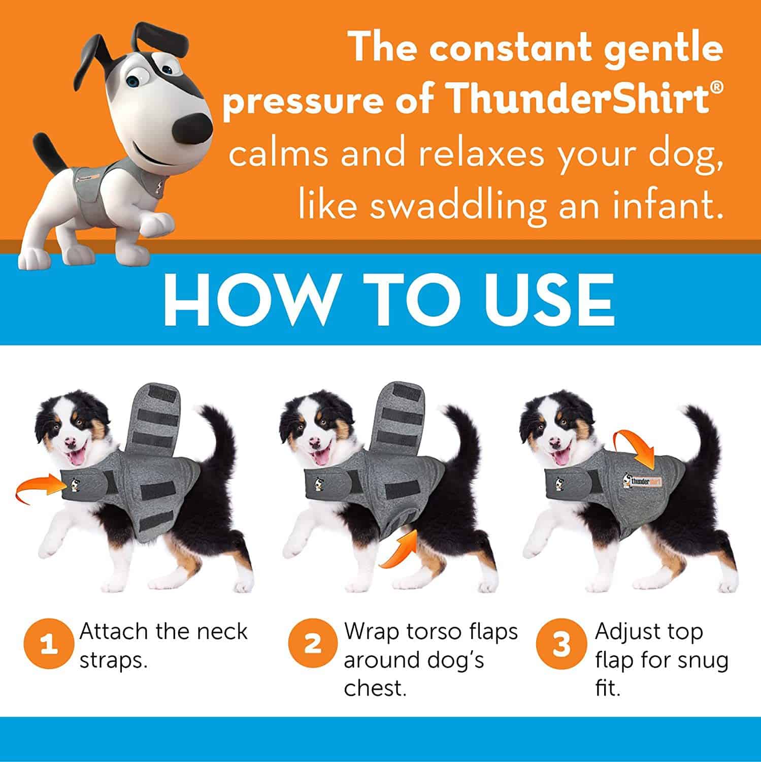 Calm Hug Anxiety Relief Vest for Dogs