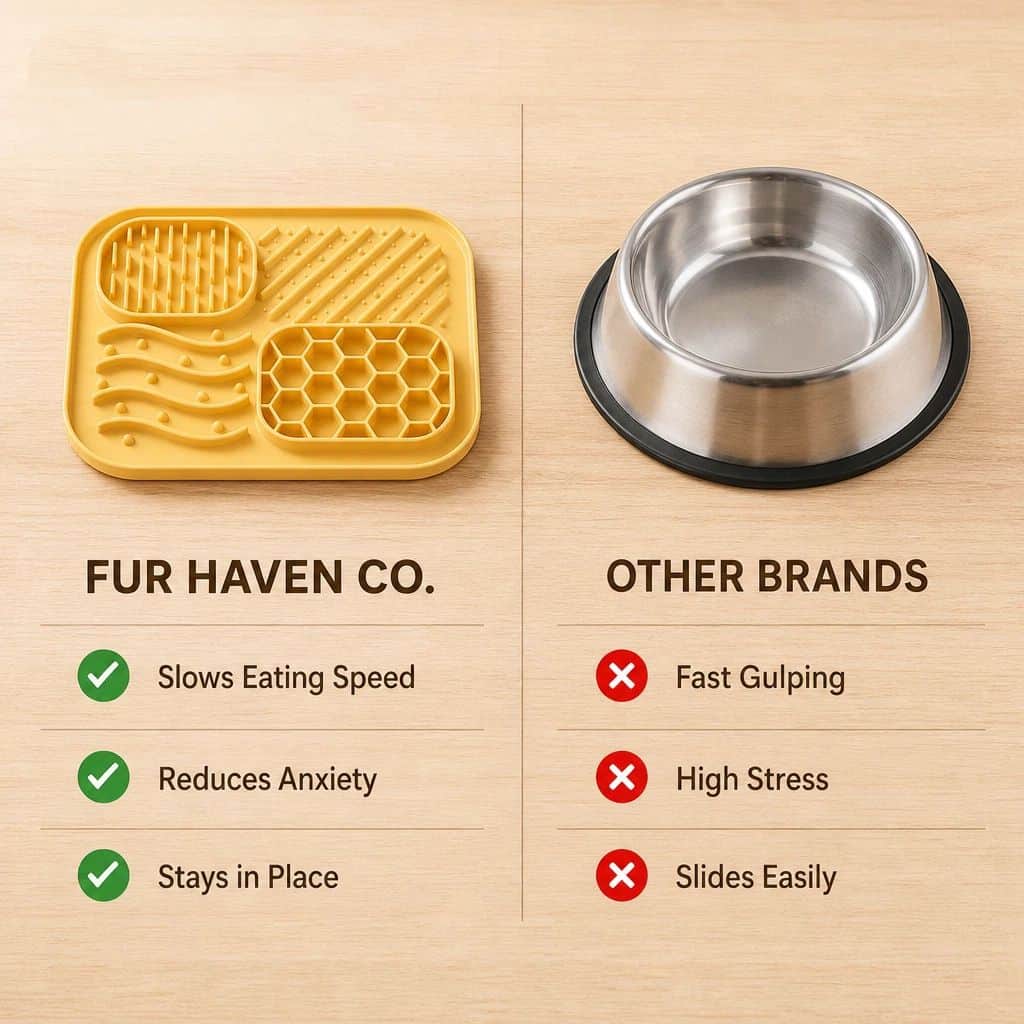 Calm Lick 4-Zone Silicone Lick Mat for Dogs & Cats
