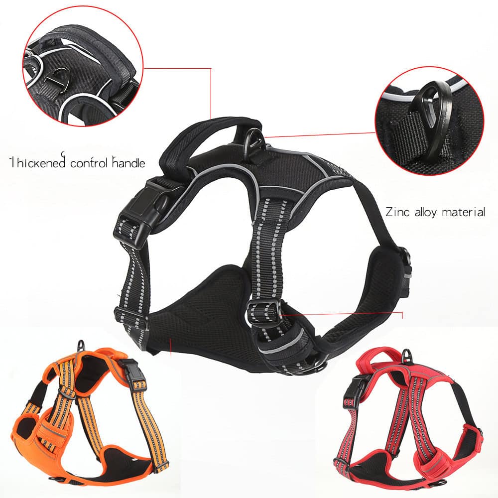 Calm Walk No-Pull Reflective Dog Harness Vest