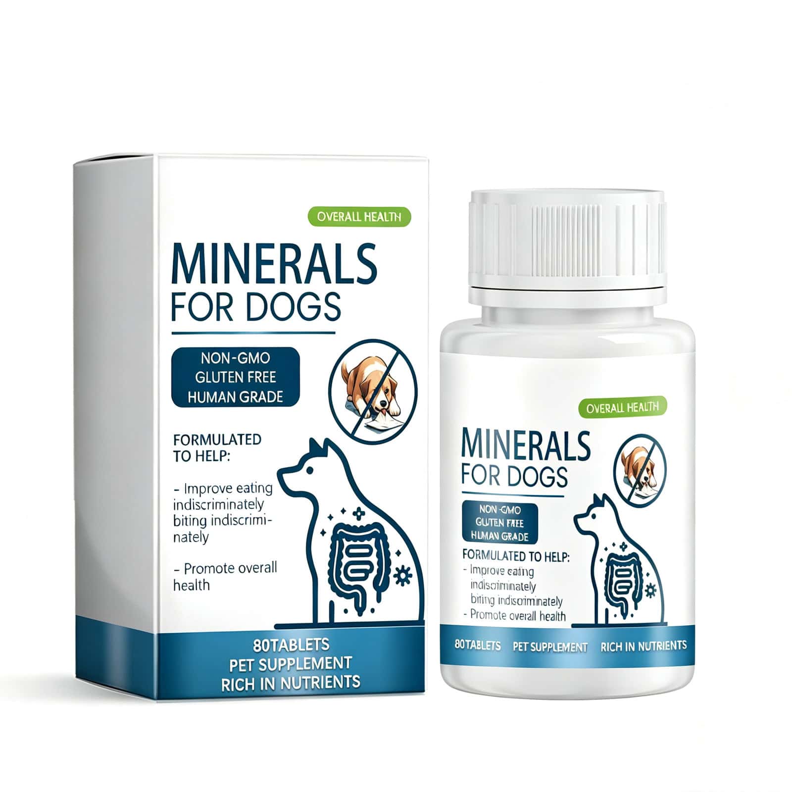 Mineral Supplement Chews for Dogs, 80 Count