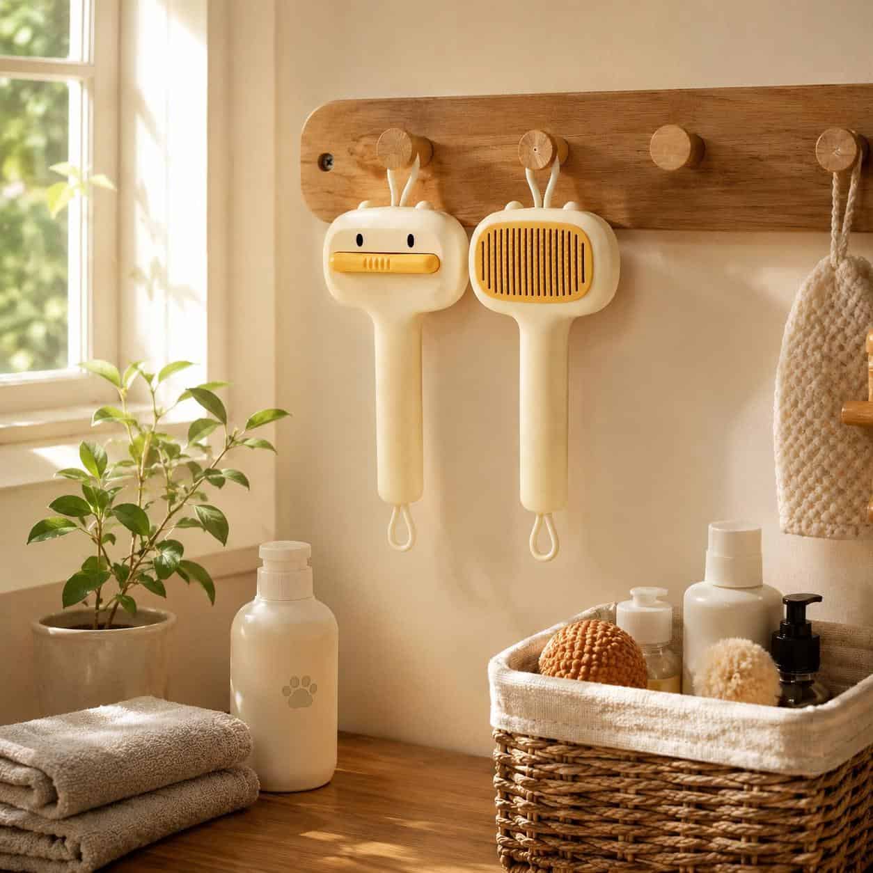 Self-Cleaning Slicker Brush for Dogs & Cats – image 6