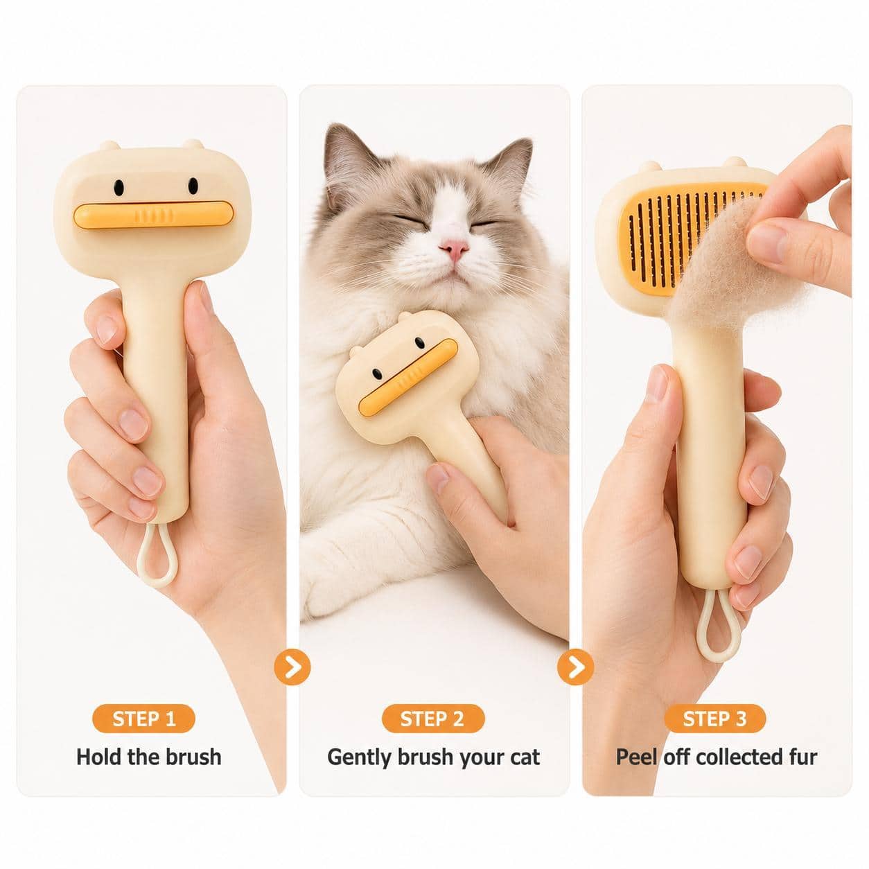 Self-Cleaning Slicker Brush for Dogs & Cats – image 9
